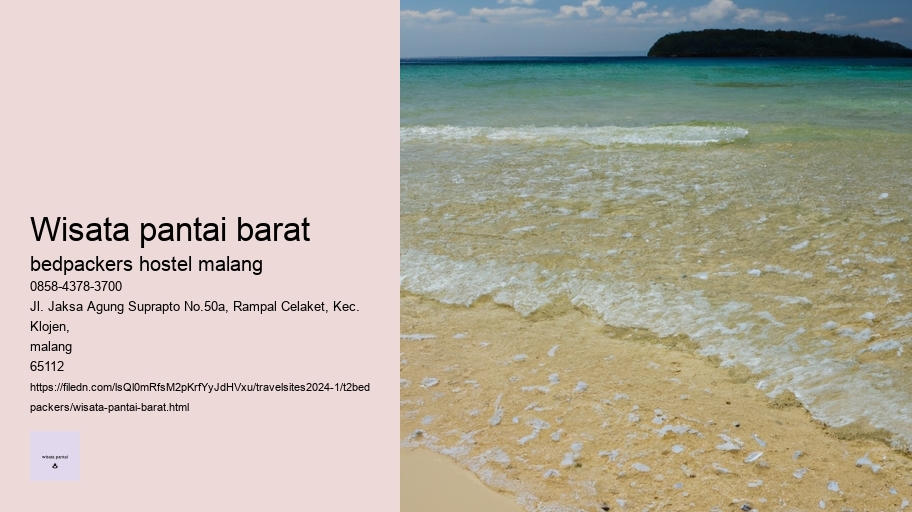 wisata pantai barat