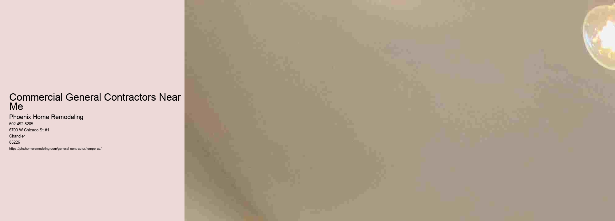 Commercial General Contractors Near Me
