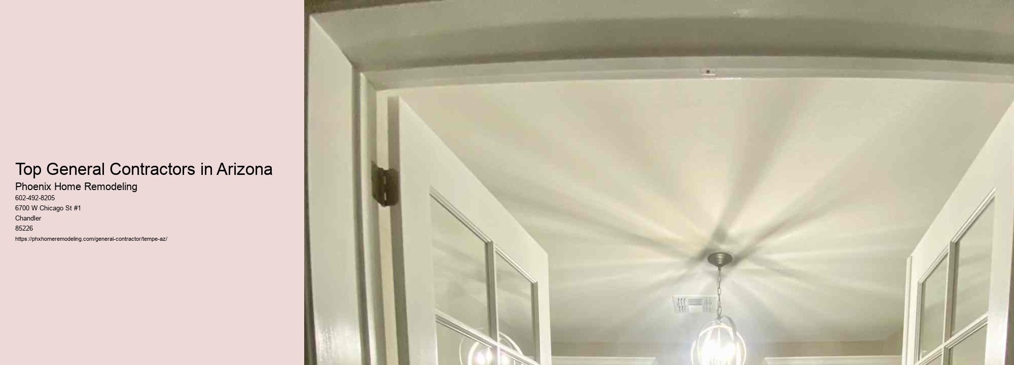 Top General Contractors in Arizona