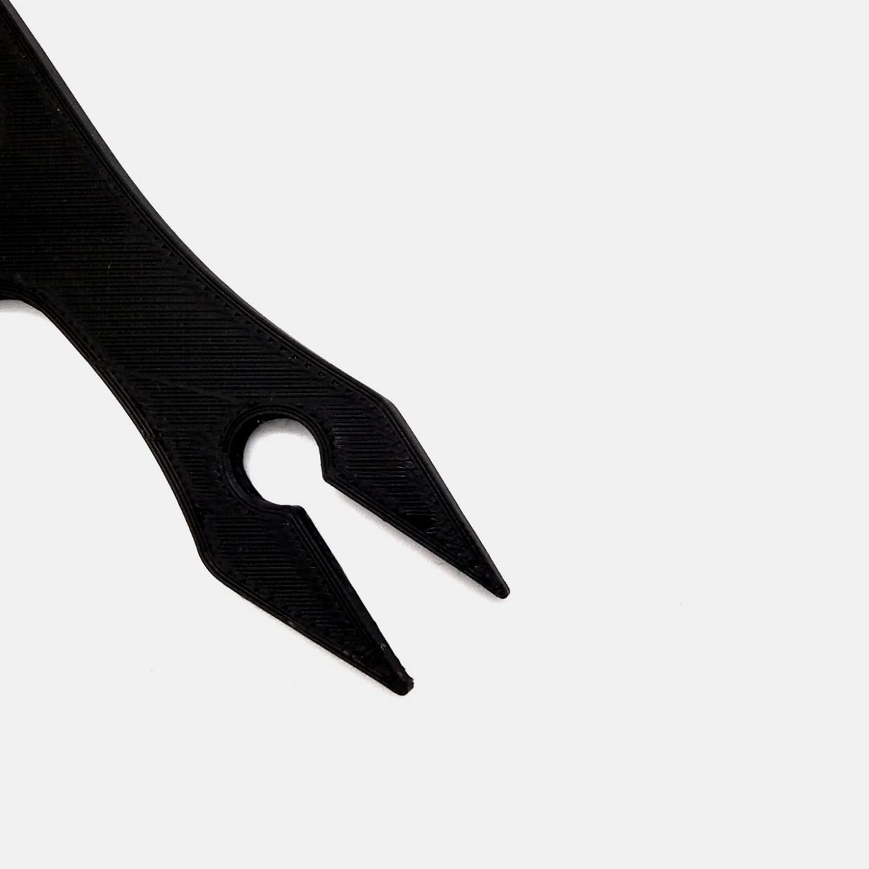 CERO ? 3D Printed Large Wide Tooth Vintage Classic Oil Head Pomade Styling Comb Hairdressing Tools (Black PLA Plastic)