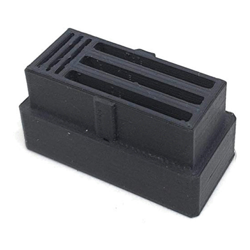CERO 3D Printed SD Card Holder [3 SD and 3 MicroSD Cards] (Black PLA Plastic)