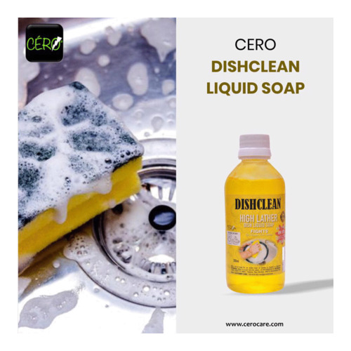 Cero DISHCLEAN High Lather Liquid Dish Soap (200ml)