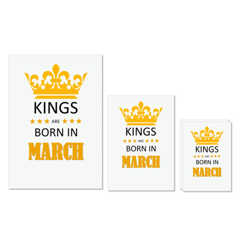 Birthday | Kings are born in March
