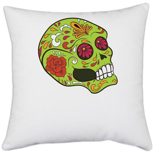 sugar skull pillow