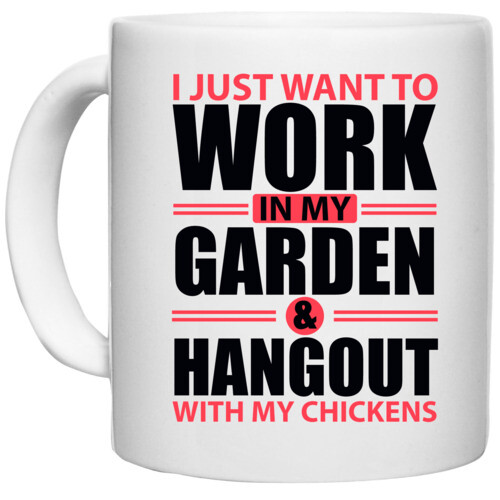 Chicken | i just want to work in my garden and hang out with my chickens
