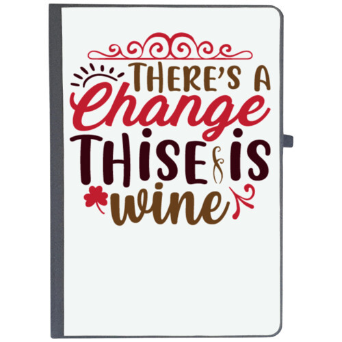 Christmas Santa | there's a change thise is wine