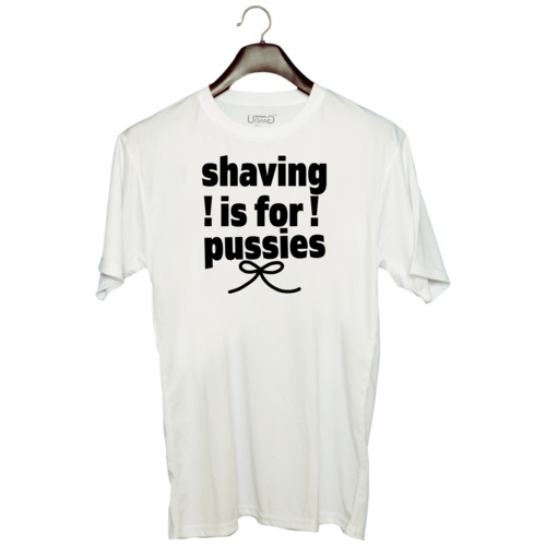 Cat | shaving ! is for ! pussies
