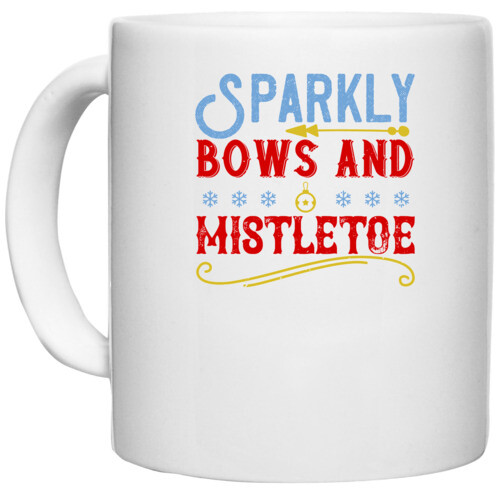 Christmas | Sparkly bows and mistletoe