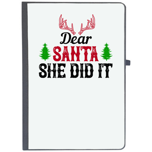 Christmas | Dear Santa, she did it